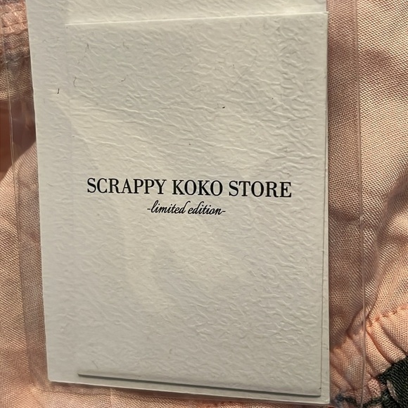 NWT Scrappy Koko 100% cotton romper Lace Off Shoulder Sz Small Women - Picture 8 of 10